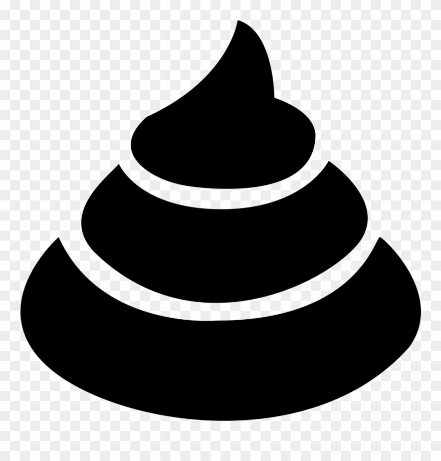 Poop Png - Poop Clipart Black And White Png Transparent Png