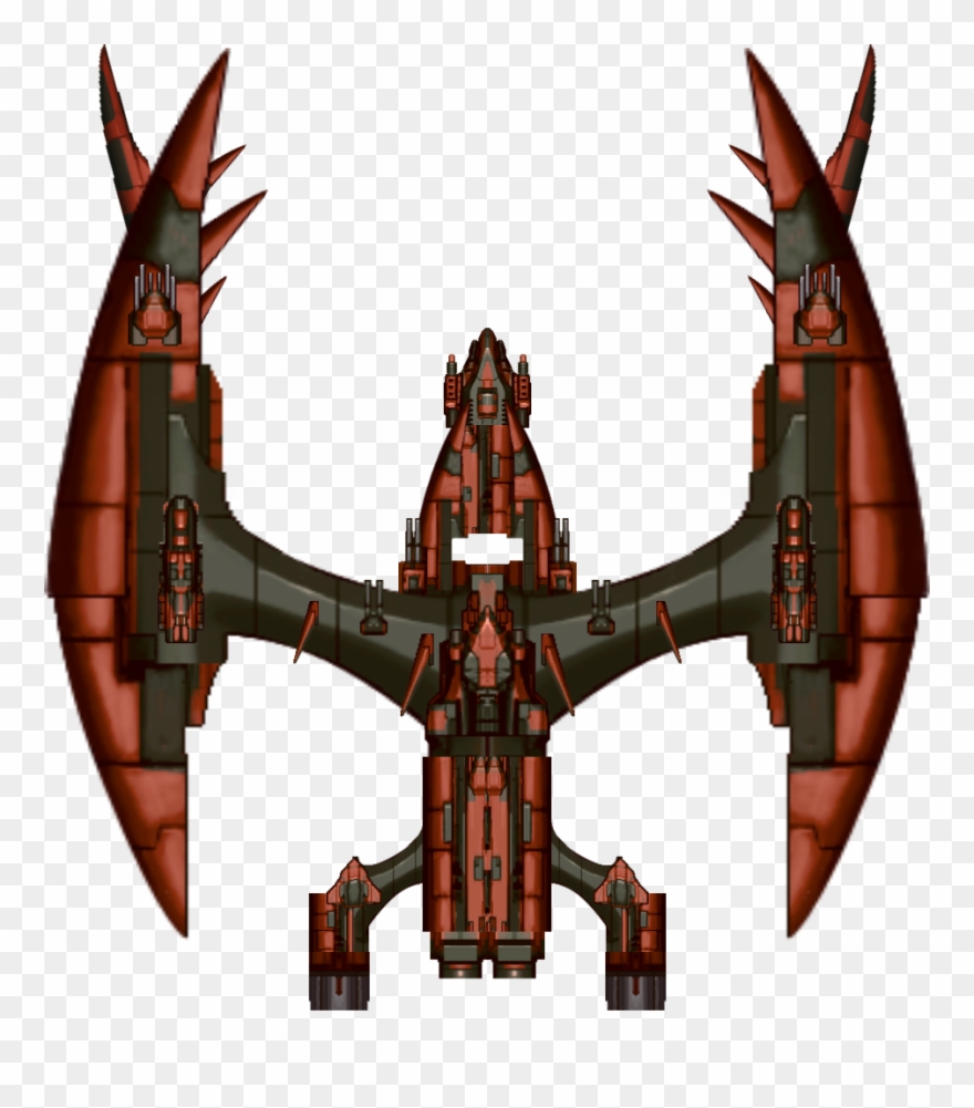 Png Of 2d Space Shit Clipart Transparent Library - Spaceship Png