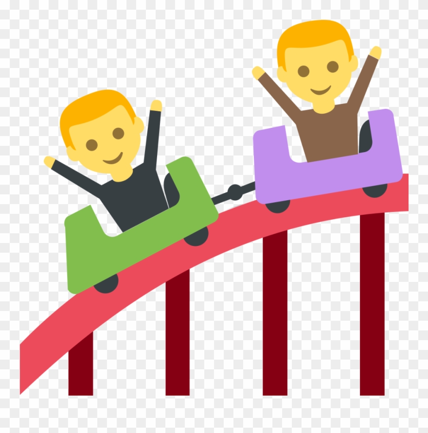 File - Emojione 1f3a2 - Svg - Emoji Roller Coaster Clipart