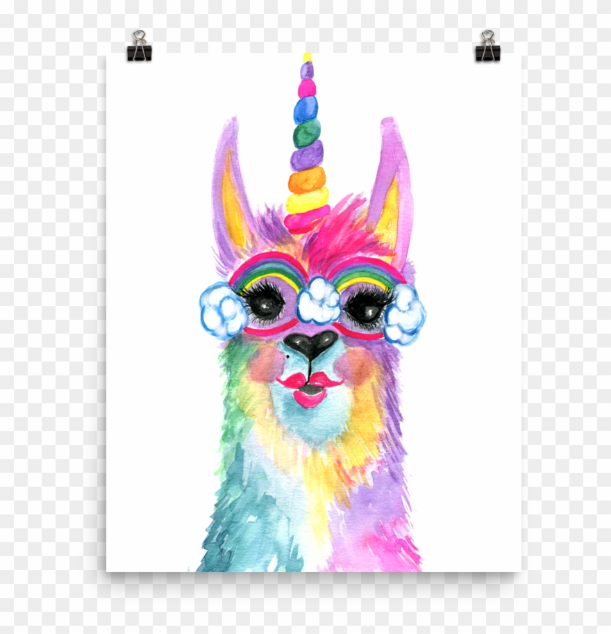 Image Result For Llamacorn Party Decorations - Llamacorn Painting Clipart