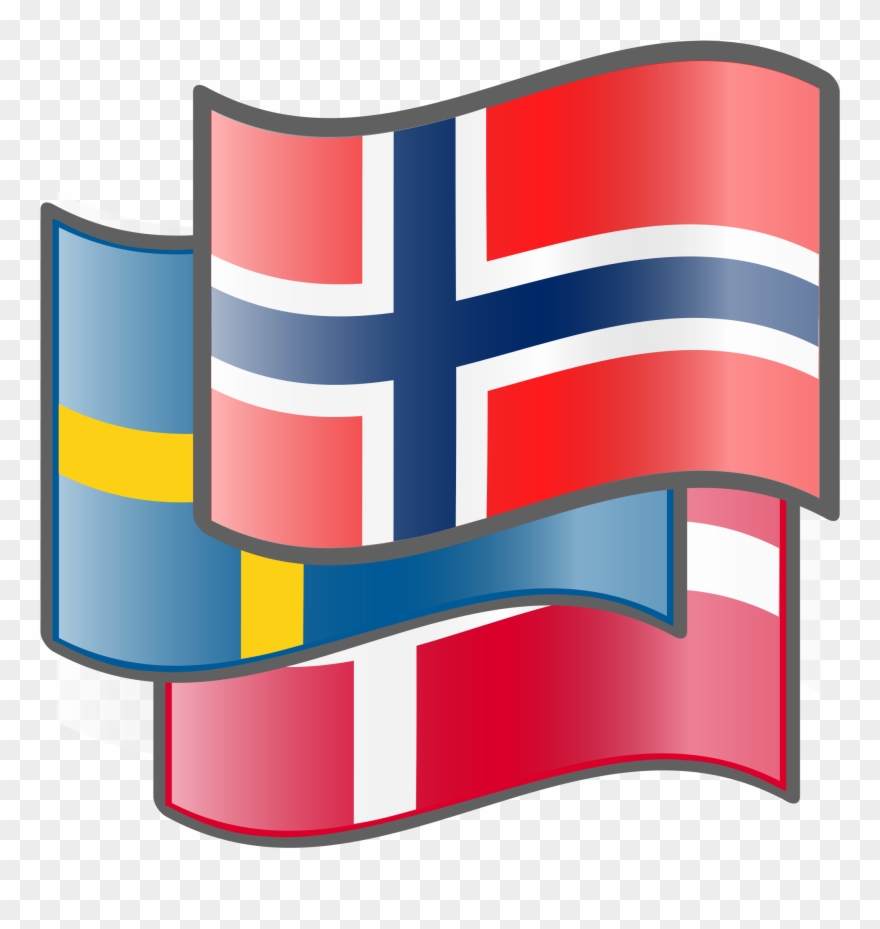Open - Flags Of Scandinavia Clipart