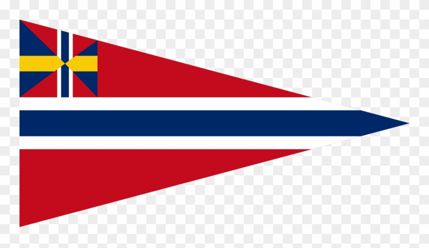 Norwegian Command Flag - Flag Clipart