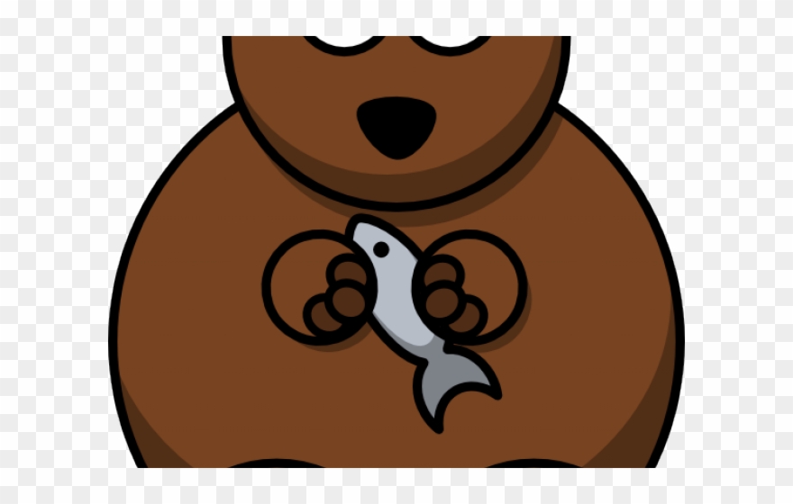 Sun Bear Clipart Animated - Clipart Grizzly Bear Bear Cartoon - Png Download