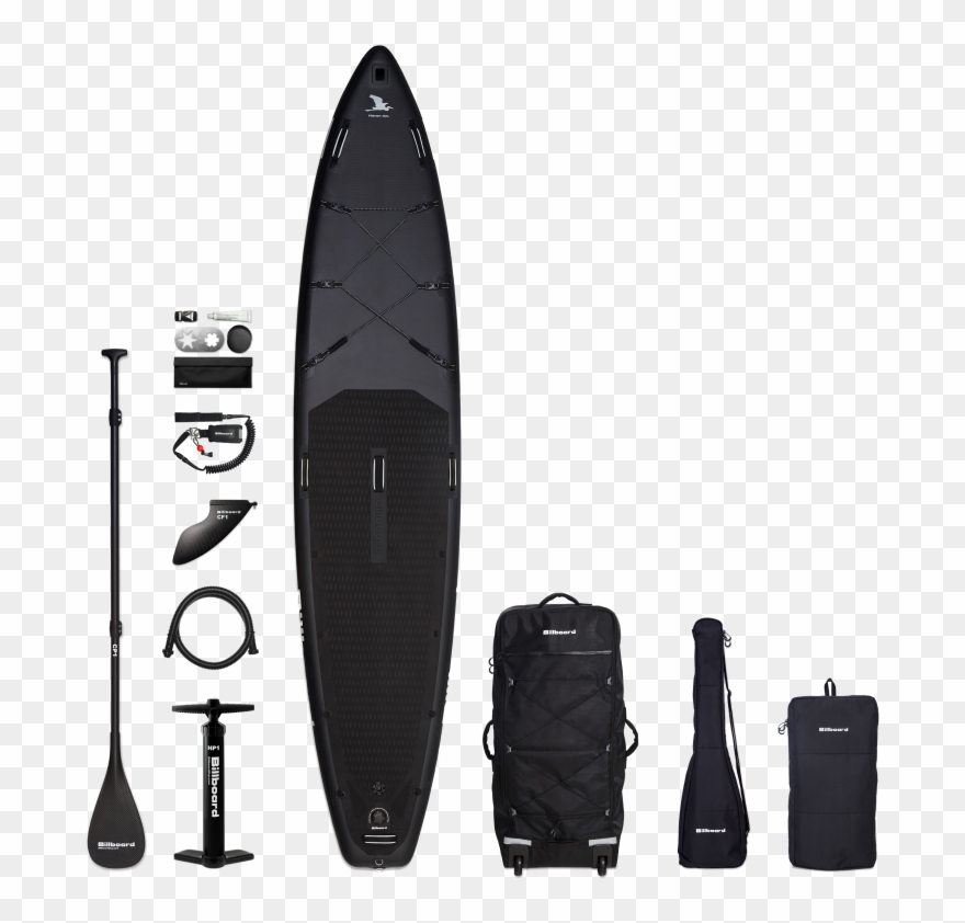 H4 Black Carbon Kit - Black Sup Board Clipart