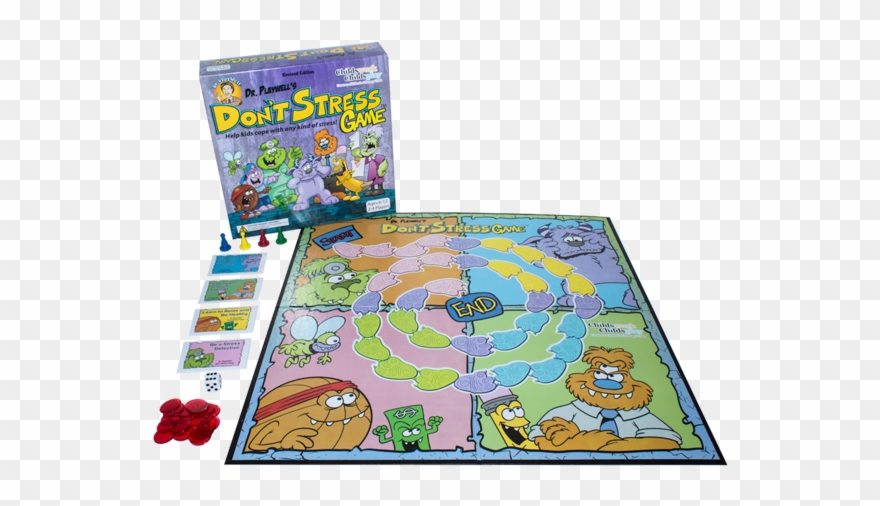 Playwell's Don't Stress Game - Dr. Playwell's The Don't Stress Game Clipart