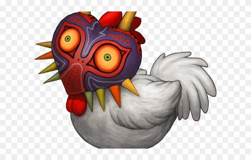 Masks Clipart Rooster - Zelda Cucco - Png Download
