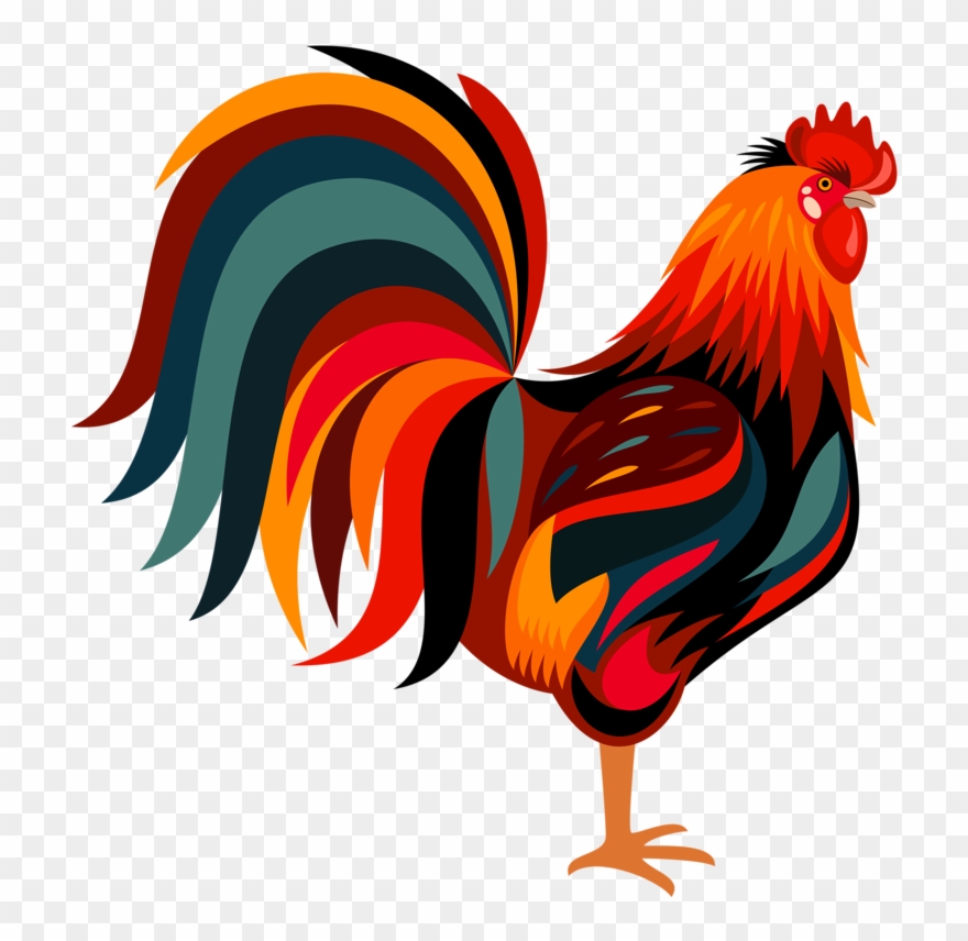 Clipart Animals Rooster - Rooster Clip Art - Png Download