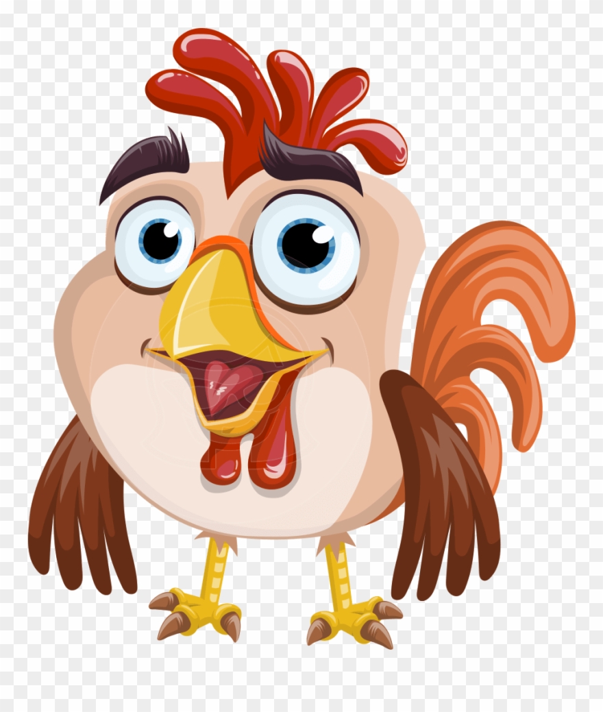 A Perky Vector Cartoon Who Is Such - Cock A Doodle Doo Png Clipart