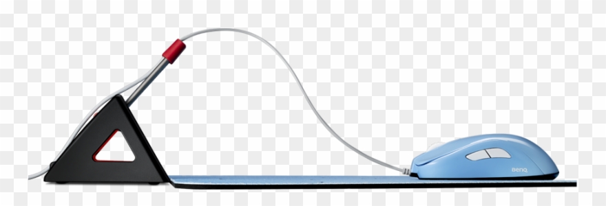 Mouse Cable Attachment Point Is Raised At An Angle Clipart