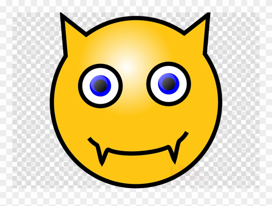 Devil Smiley Face Clipart Smiley Emoticon Clip Art - Food Silhouette Png Transparent Png