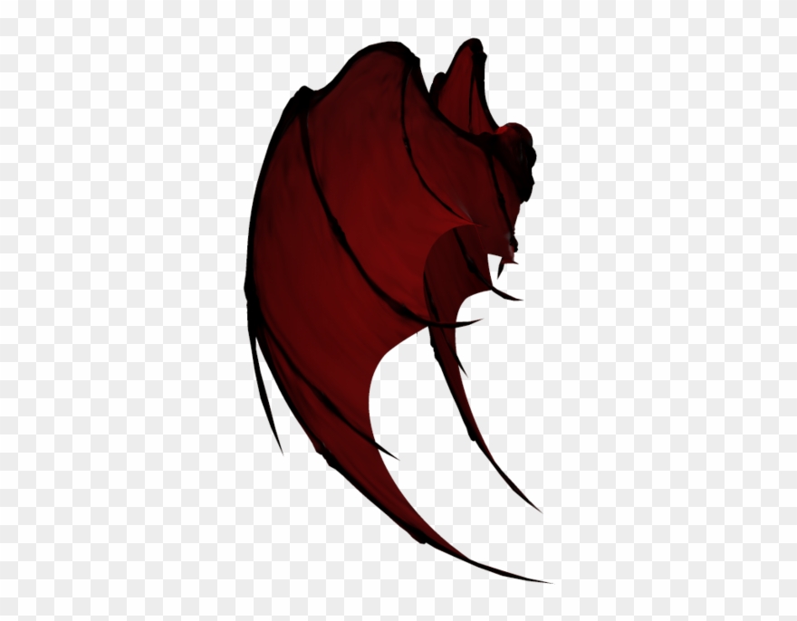 Demon Wing Drawing At Getdrawings Com Free - Devil Wings From The Side Clipart