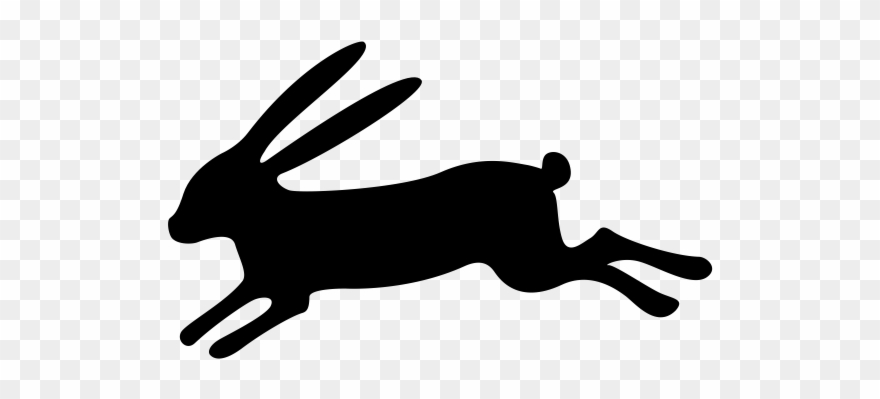 Rabbit Rubber Stamp - Interiors Home Clipart