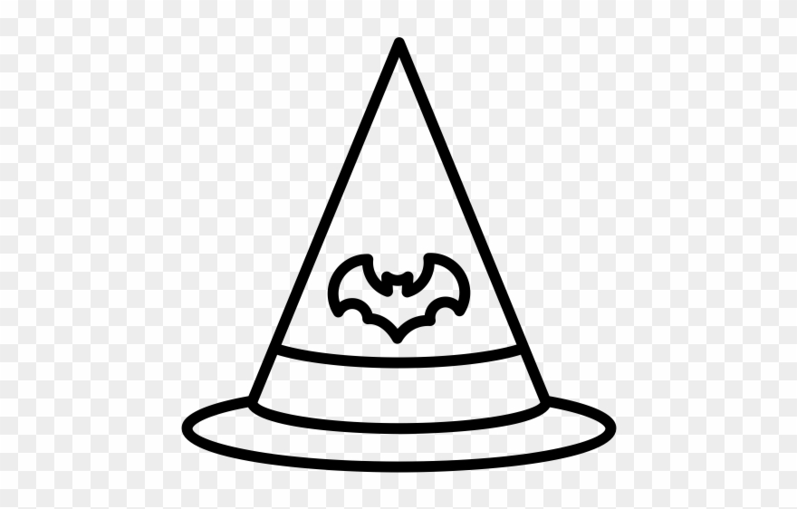 Halloween Rubber Stamp - Hat Clipart
