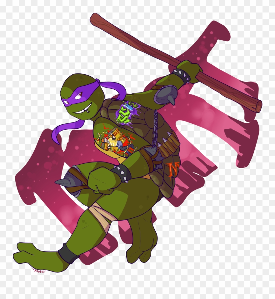 Punk Rock Donnie - Donatello Clipart
