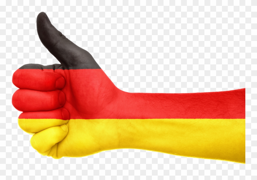 Germany Flag Hand National Png Image - Германия Пнг Clipart