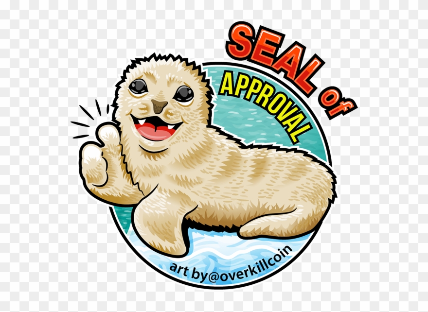 Seal Of Approval In Full Colour - Cartoon Clipart