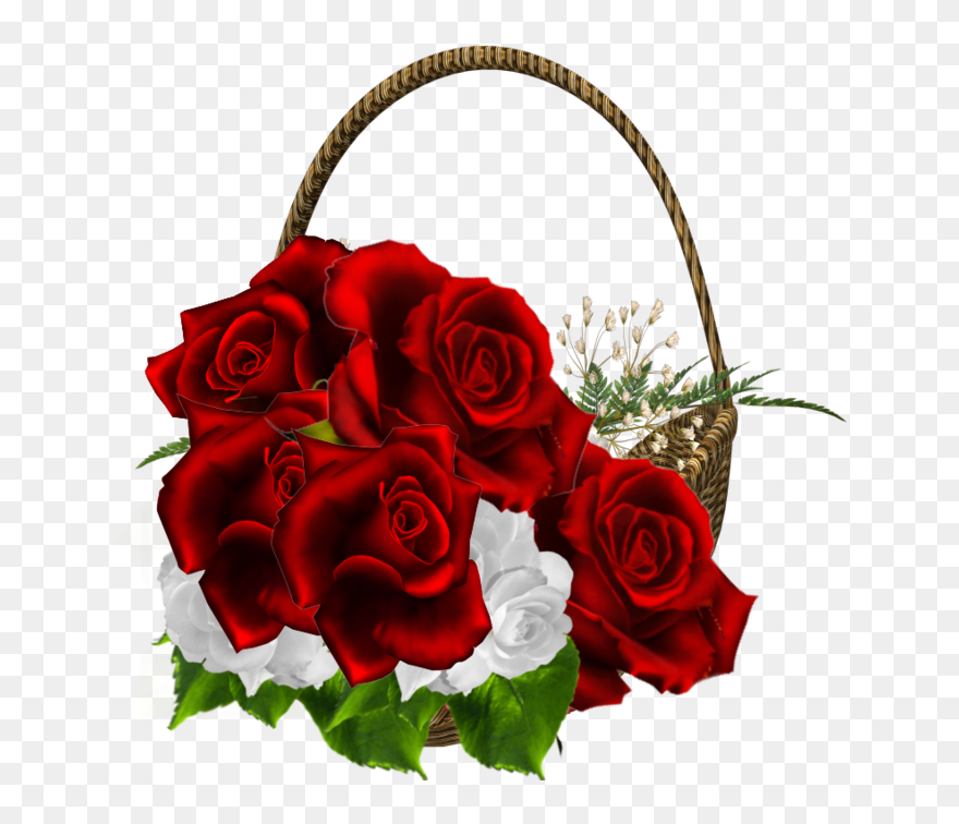 Beautiful Clipart Rose Bouquet - Happy Sunday My Friends - Png Download