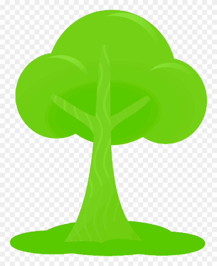Simple Outline Drawing Tree Cartoon Free Peach Public - Drawing Clipart