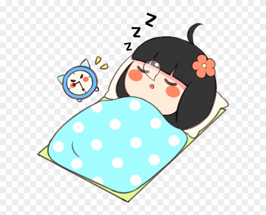 卡通人物q版人物卡通可爱萌男孩 - - 卡通 小 女孩 睡覺 Clipart