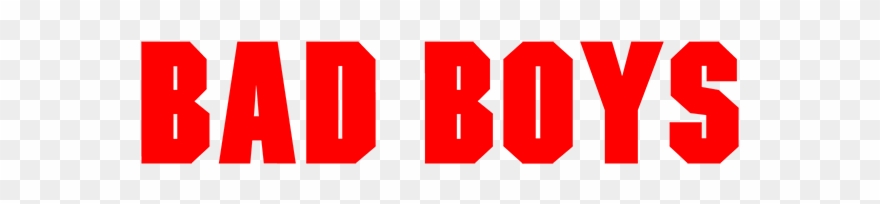 Clip Art Free Fonts You Recognize - Bad Boys Logos Png Transparent Png