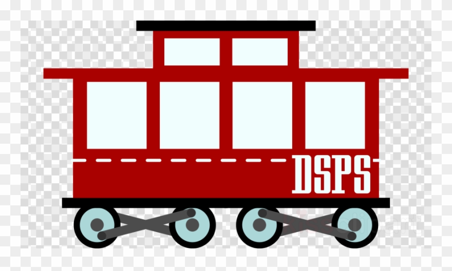 Wagon Train Clipart Train Rail Transport Clip Art - Train Wagon Cart Vector - Png Download
