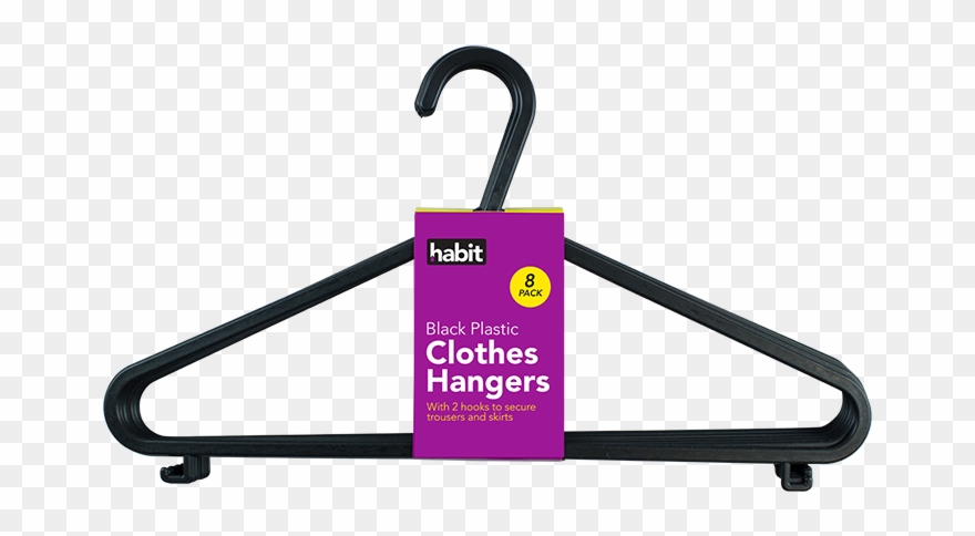 Clothes Hangers - 8 Pack - Clothes Hanger Clipart