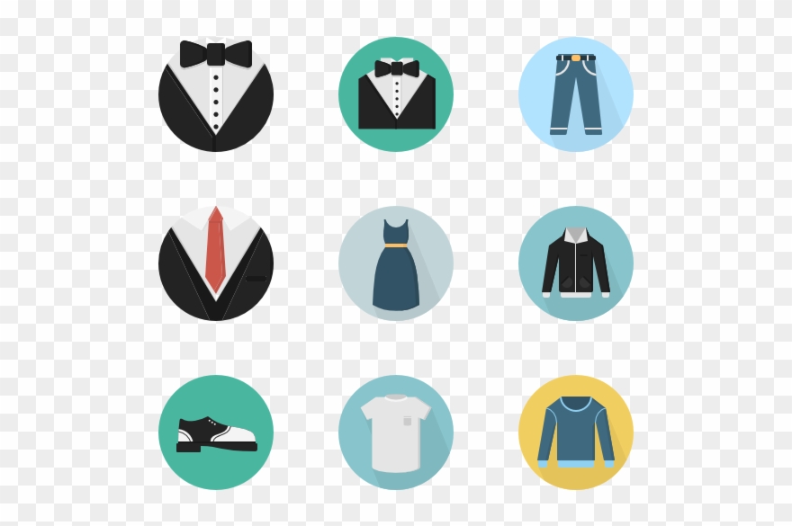 Vector Dress Flat Clipart