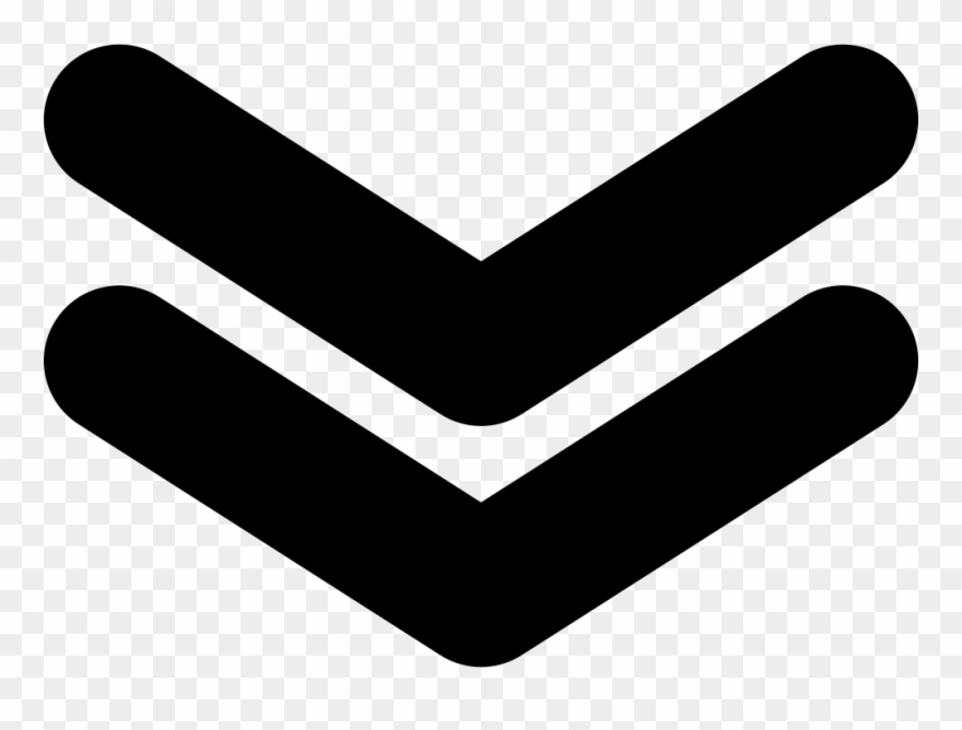 Two Arrows In Angle - Illustration Clipart