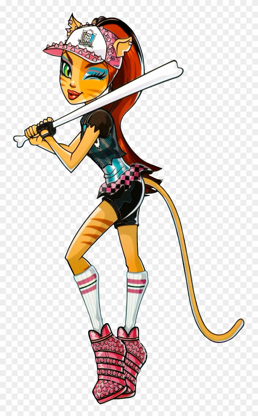 Toralei Ghoul Sports Profile Art Monster High - Monster High Toralei Artwork Clipart