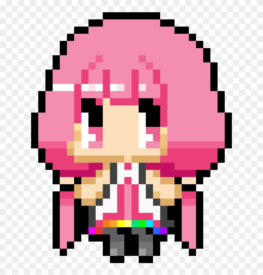 Pixie - Simple Anime Pixel Art Clipart