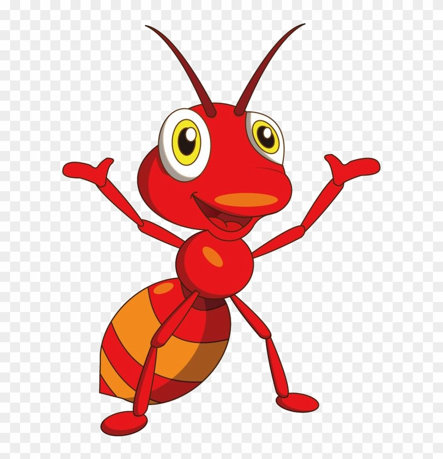 Ant Adobe Illustrator Illustration - Gambar Semut Merah Kartun Clipart
