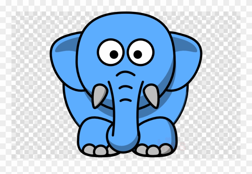 Cartoon Elephant Clipart Drawing Elephants Clip Art - Elephant Outline - Png Download
