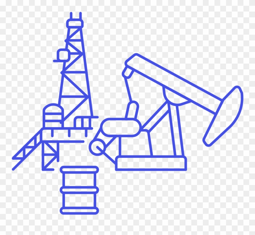 03 Oil Well Pump Jack Clipart