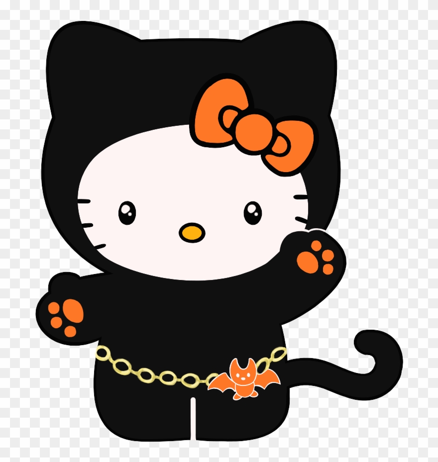 Hello Kitty Halloween Clip Art - Png Download