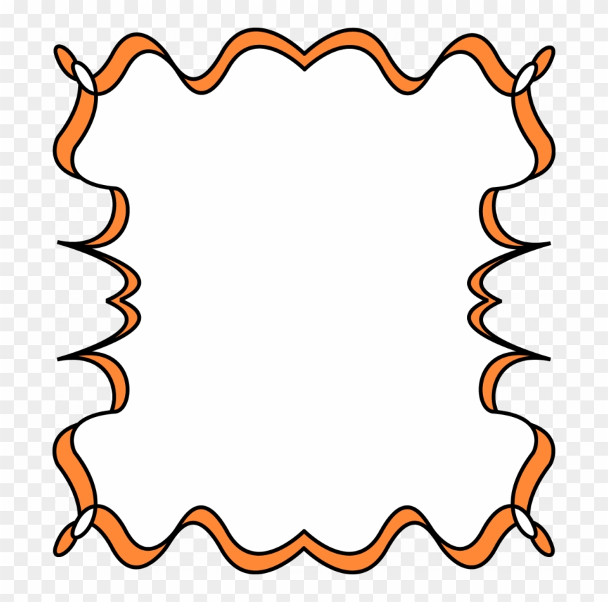 Halloween ~ Clip Art Of Halloween Imageshalloween Animated - Border Picture Frame Halloween - Png Download