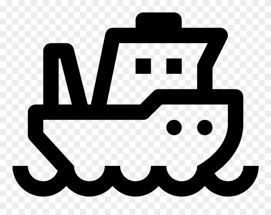 Fishing Boat Icon - Icon Clipart