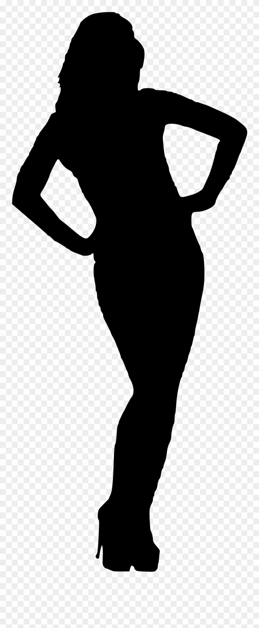 Sexy Girl Silhouette Png - Woman Silhouette Png Clipart