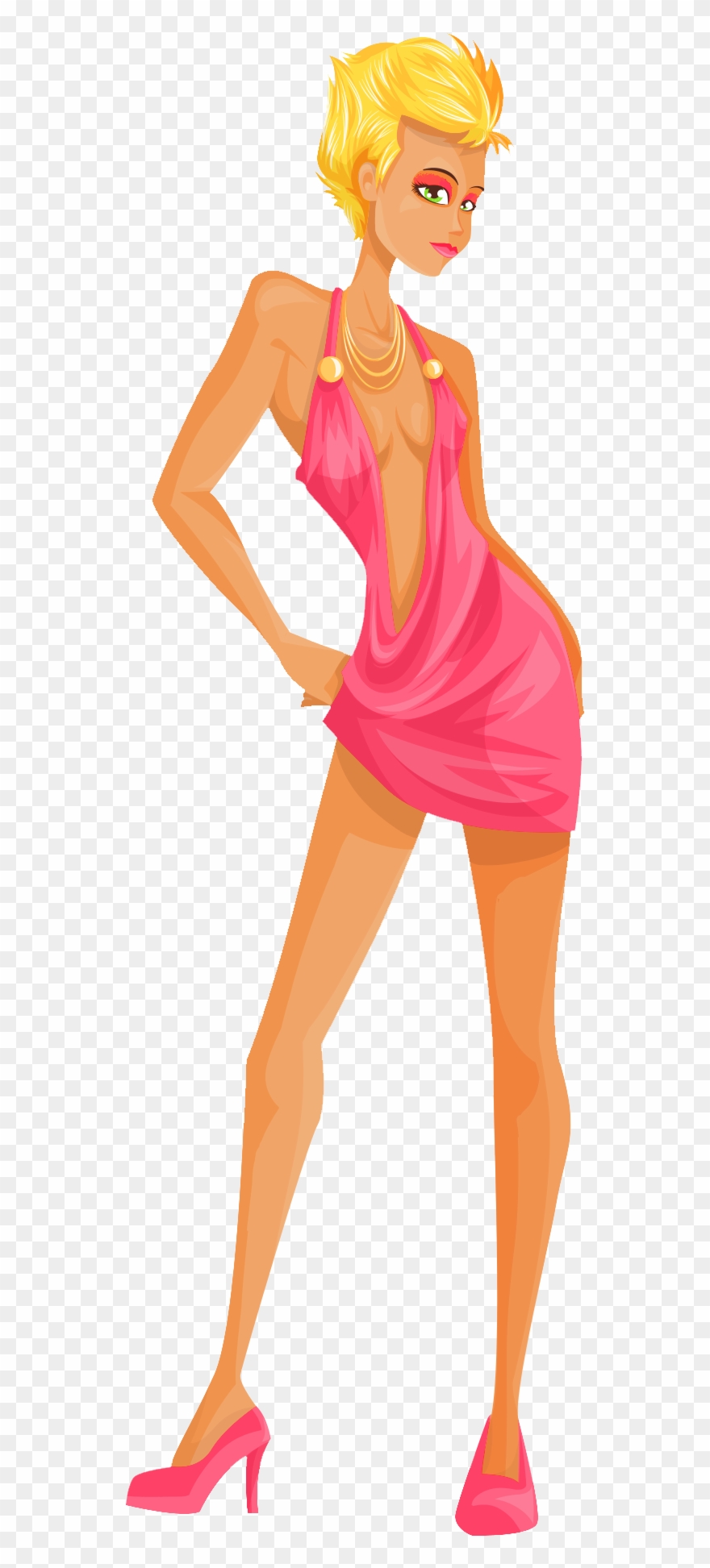 759 X 1959 - Transparent Sexy Girl Vector Clipart