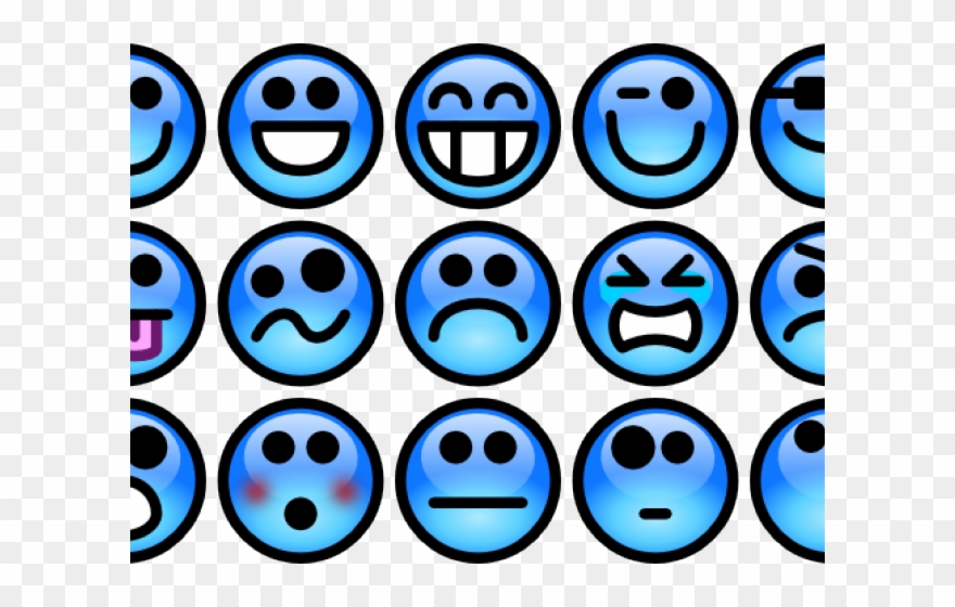 Feelings Clipart Border - Clip Art Different Emotions - Png Download