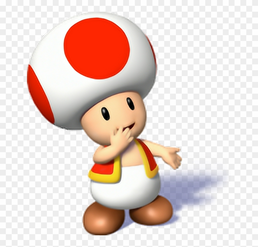 Yellow Toad Mario Clipart