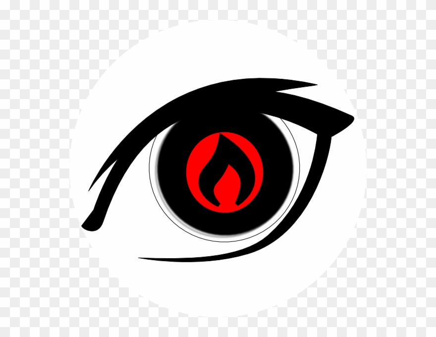 Fire In Eyes Clip Art - Png Download