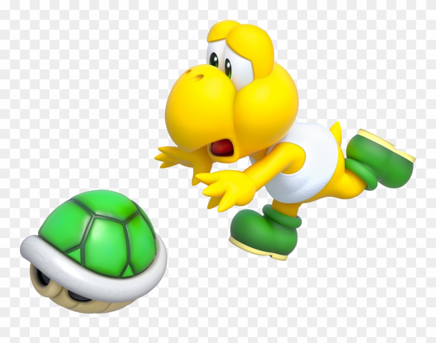 Super Mario Turtle Clipart - Super Mario 3d World Koopa Troopa - Png Download