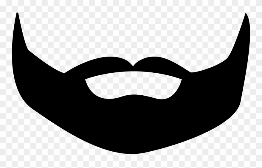 Photo Prop Free Printable - Mustache And Beard Cut Out Clipart