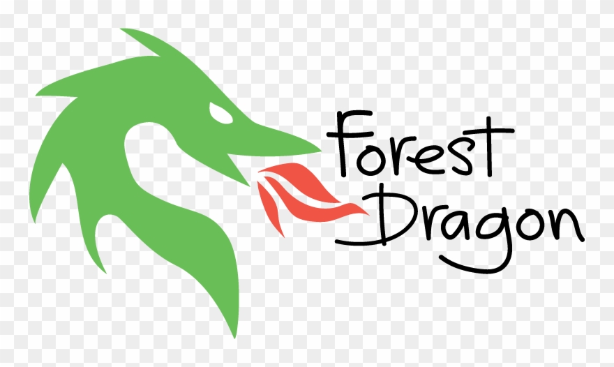 Forest Dragon Retro Fashions - Dress Clipart