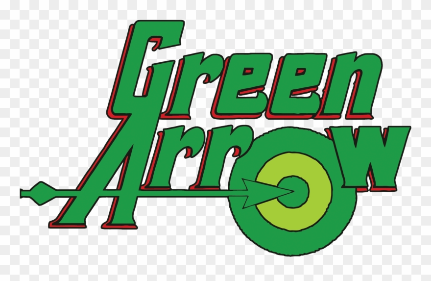 Green Arrow Comic Logo Clipart