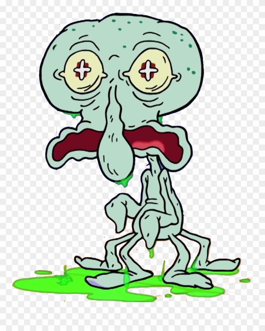 Lab Squidward - Squidward Lab Clipart