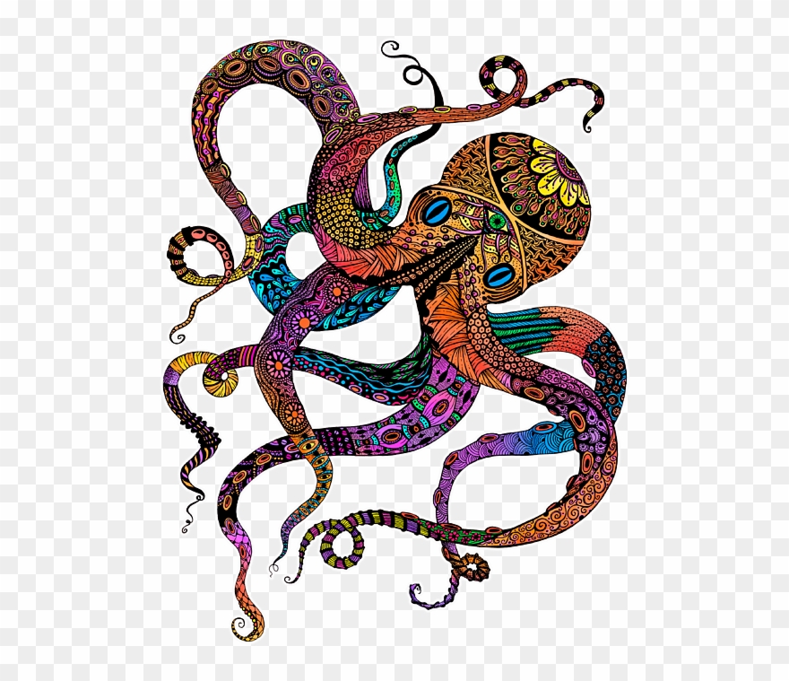 Click And Drag To Re-position The Image, If Desired - Electric Octopus Clipart