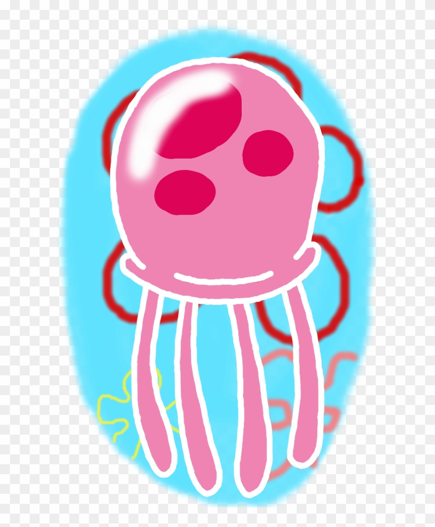 Pink Jellyfish From Spongebob By Spongebob-dxaqpf - Gambar Ubur Ubur Spongebob Clipart