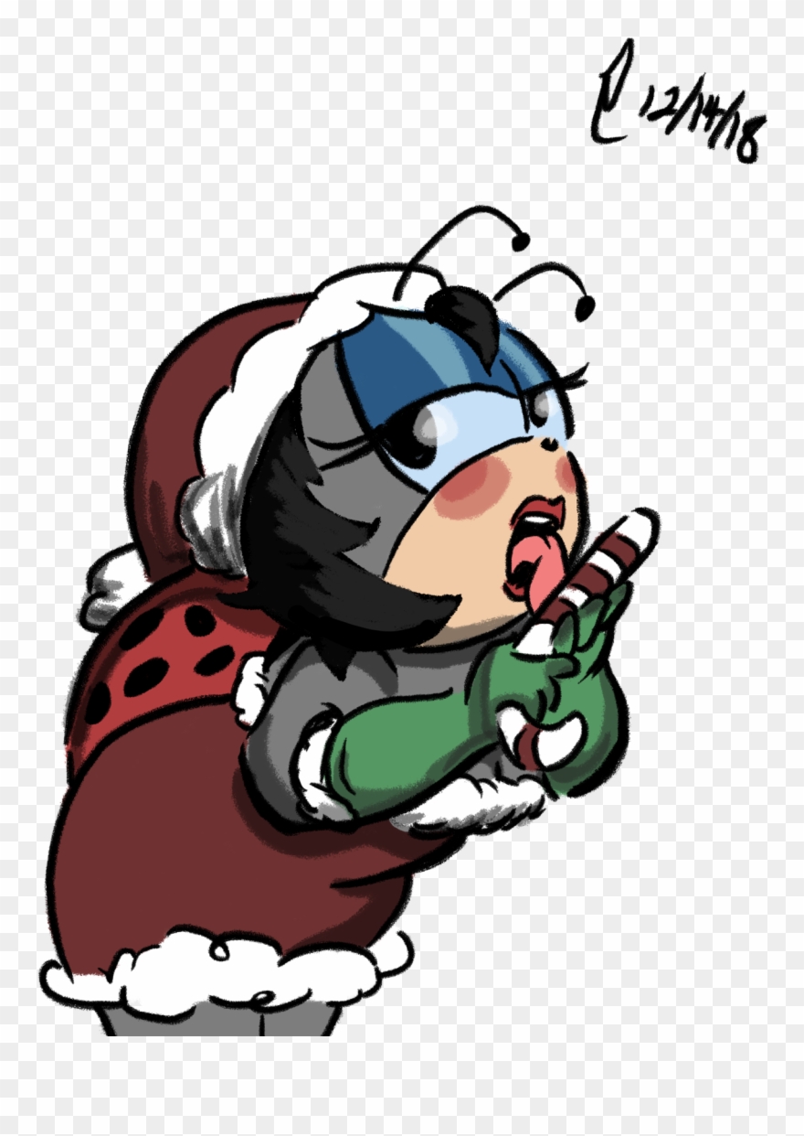 Santa Baby, You're Making Me Hungry - Ladybird Beetle Clipart