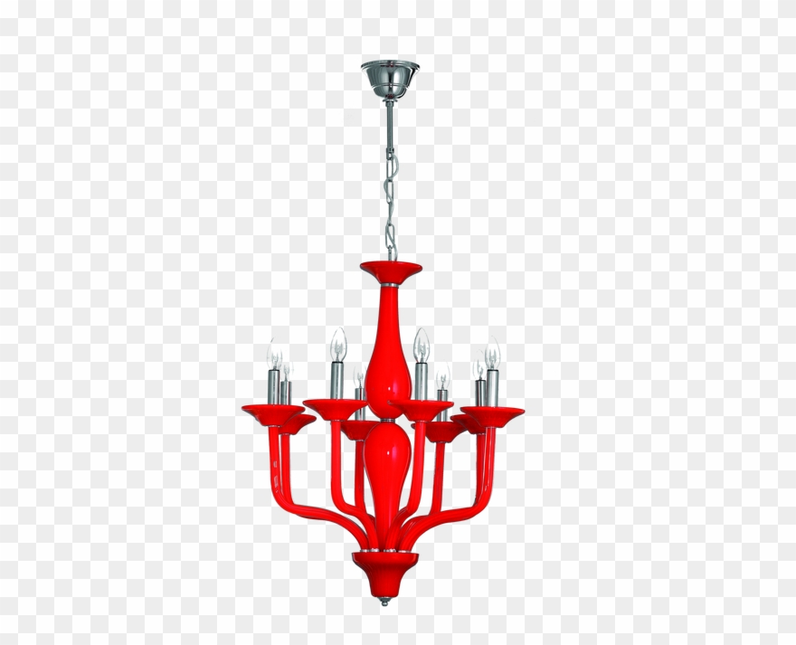 This 8 Light Chandelier Is Perfect For A Family Room - Chandelier Clipart